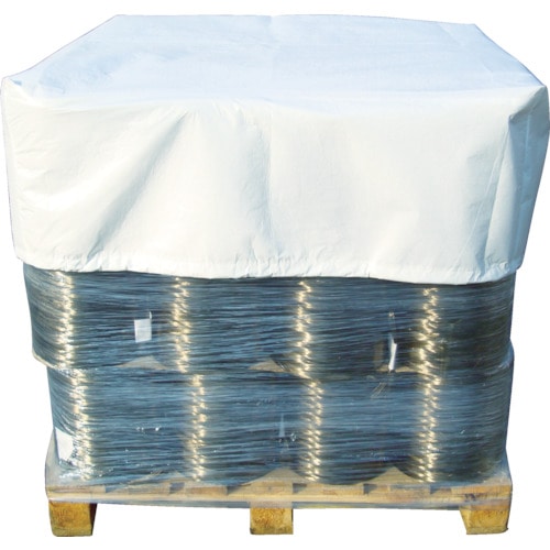 トラスコ中山 アサヒ パレットキャップ(小) 1100X1100XH220mm 白(ご注文単位1枚)【直送品】