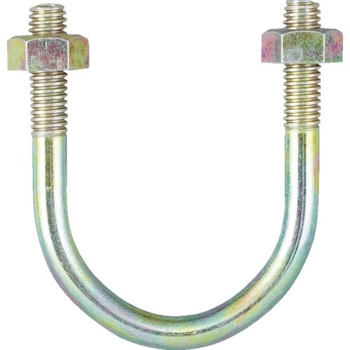 トラスコ中山 TRUSCO PC管用Uボルト クロメート 呼び径100A ねじ径W3/8（ご注文単位1個）【直送品】