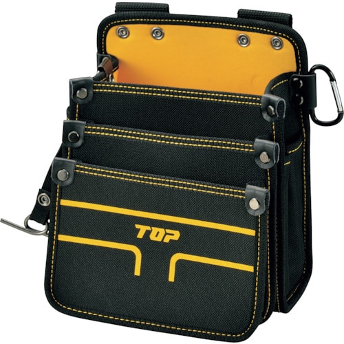 トラスコ中山 TOP 電工用腰袋3段タイプ(中)(ご注文単位1個)【直送品】