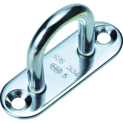 トラスコ中山 TRUSCO アイプレート パッドアイロング ステンレス 5mm (1個=1袋)(ご注文単位1個)【直送品】