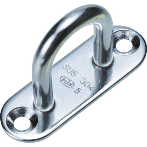 トラスコ中山 TRUSCO アイプレート パッドアイロング ステンレス 6mm (1個=1袋)(ご注文単位1個)【直送品】