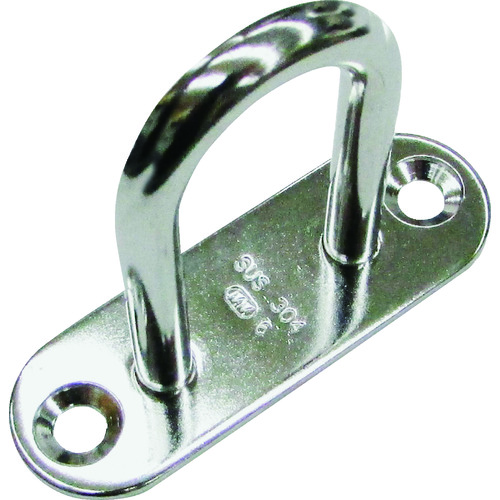 トラスコ中山 TRUSCO アイプレート パッドアイロング ステンレス 8mm 1個入(ご注文単位1袋)【直送品】