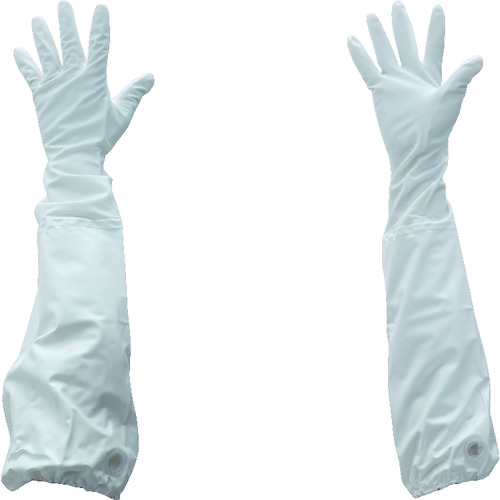 トラスコ中山 TRUSCO 腕カバー付塩ビ薄手手袋 206-6093(ご注文単位1組)【直送品】