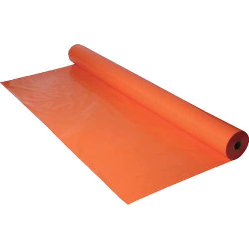 トラスコ中山 萩原 ターピークロス#3000(カラーシート) オレンジ 1.8m幅×100m(ご注文単位1本)【直送品】