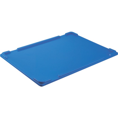 トラスコ中山 TRUSCO 折りたたみコンテナ用フタ TP規格 ダークブルー(ご注文単位1枚)【直送品】
