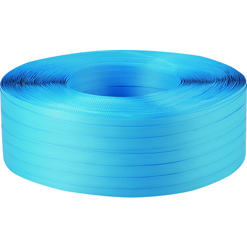 トラスコ中山 TRUSCO 手締用PPバンド 15.5mmX1000m巻 青(ご注文単位1巻)【直送品】