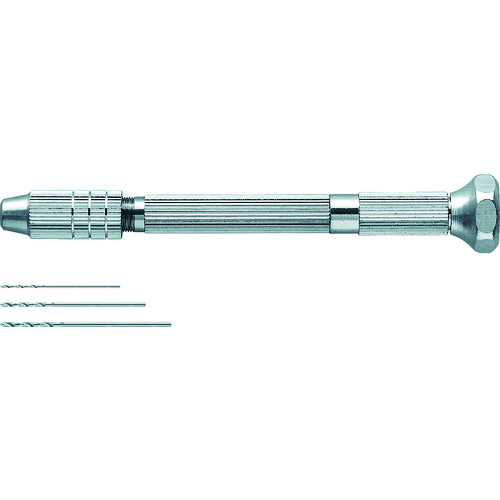 トラスコ中山 TRUSCO ピンバイス 収納式ドリルセット1Φ 0.1-3.2mm(ご注文単位1セット)【直送品】