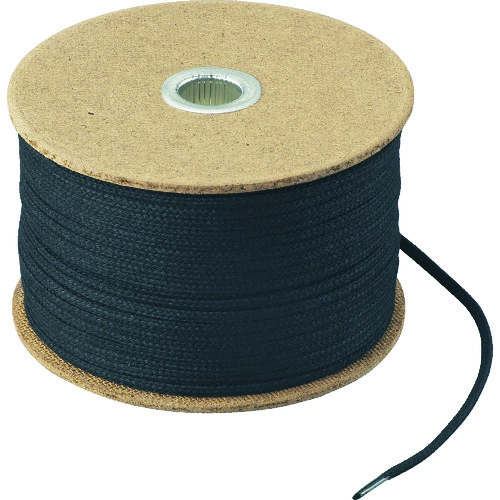 トラスコ中山 TRUSCO ケーブルしばりひも 幅3mmX長さ100m 黒(ご注文単位1巻)【直送品】