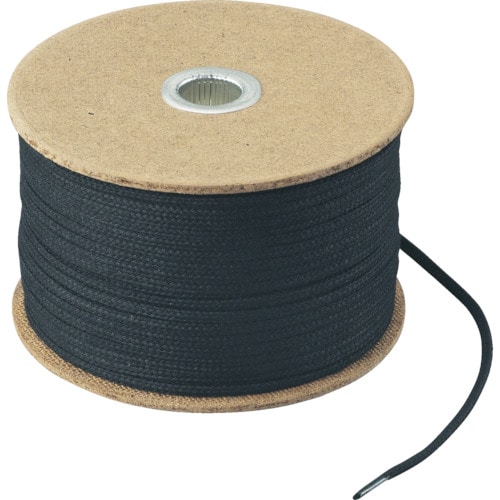 トラスコ中山 TRUSCO ケーブルしばりひも 幅5mmX長さ30m 黒(ご注文単位1巻)【直送品】