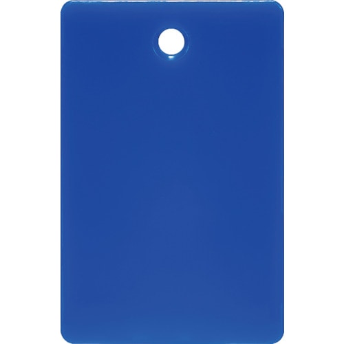 トラスコ中山 TRUSCO スチロール番号札 無地 長方形 大 57X38mm 5枚入 青(ご注文単位1パック)【直送品】