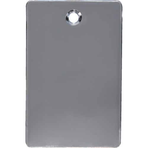 トラスコ中山 TRUSCO スチロール番号札 無地 長方形 大 57X38mm 5枚入 クリア(ご注文単位1パック)【直送品】