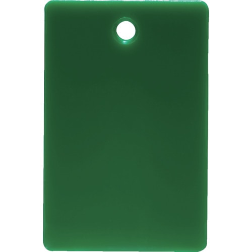 トラスコ中山 TRUSCO スチロール番号札 無地 長方形 大 57X38mm 5枚入 緑(ご注文単位1パック)【直送品】