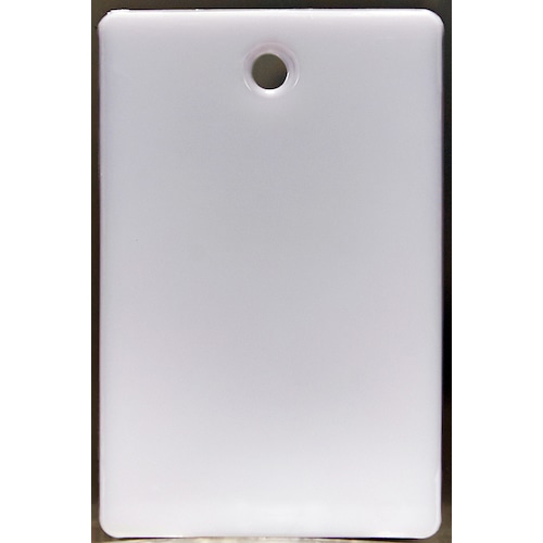 トラスコ中山 TRUSCO スチロール番号札 無地 長方形 大 57X38mm 5枚入 白(ご注文単位1パック)【直送品】