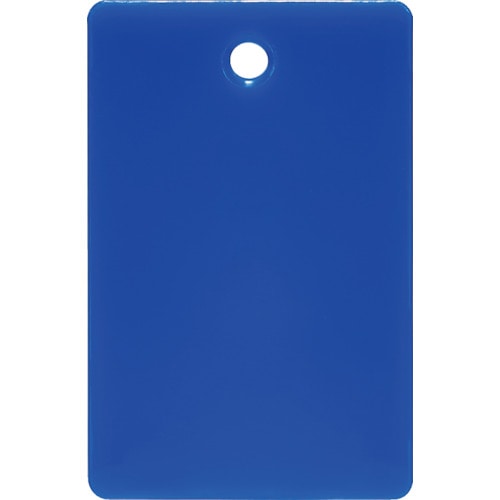 トラスコ中山 TRUSCO スチロール番号札 無地 長方形 小 45X30mm 5枚入 青(ご注文単位1パック)【直送品】