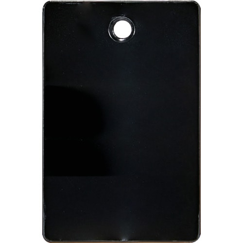 トラスコ中山 TRUSCO スチロール番号札 無地 長方形 小 45X30mm 5枚入 黒(ご注文単位1パック)【直送品】