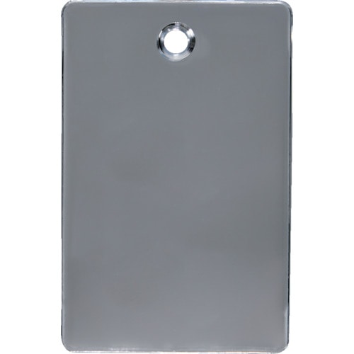 トラスコ中山 TRUSCO スチロール番号札 無地 長方形 小 45X30mm 5枚入 クリア(ご注文単位1パック)【直送品】