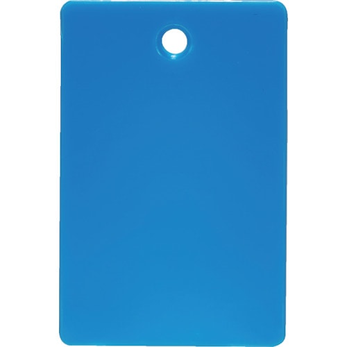 トラスコ中山 TRUSCO スチロール番号札 無地 長方形 小 45X30mm 5枚入 空色(ご注文単位1パック)【直送品】