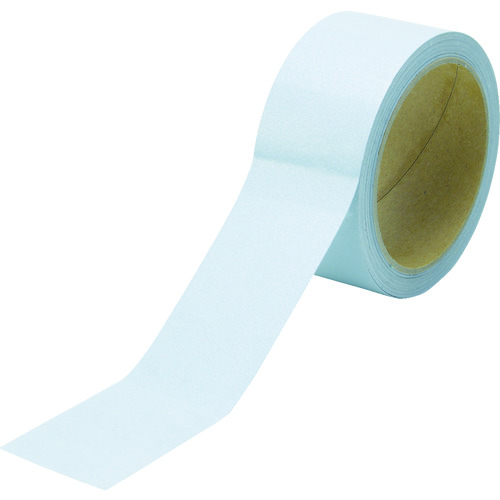 トラスコ中山 TRUSCO 再帰反射テープ 45mmX10M 白(ご注文単位1巻)【直送品】