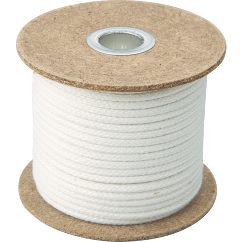 トラスコ中山 TRUSCO 難燃ロープ3mmX50m(ご注文単位1巻)【直送品】