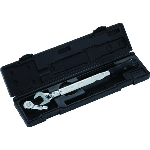 トラスコ中山 TOP モンキ形/ラチェット形グリップ付トルクレンチセット 調整範囲20~100N・m(ご注文単位1セット)【直送品】