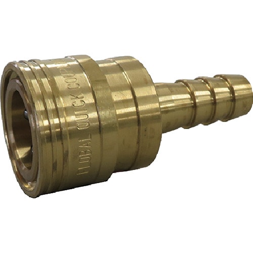 トラスコ中山 フローバル 両路開放型クイックカップリング TS-3SH(BSBM)(ご注文単位1個)【直送品】