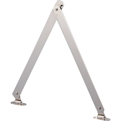 トラスコ中山 TRUSCO スチール製止付き平棒ステー 全長450mm 左用(ご注文単位1個)【直送品】