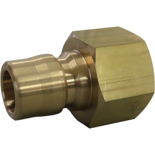 トラスコ中山 フローバル 両路開放型クイックカップリング TS-8PF(BSBM)(ご注文単位1個)【直送品】