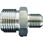 トラスコ中山 ヤマト 高圧継手(オス×オス) TS9(ご注文単位1個)【直送品】