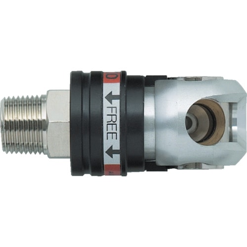 トラスコ中山 TRUSCO オートロックスィングカップリング オネジ R1/4(ご注文単位1個)【直送品】