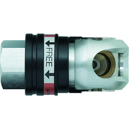 トラスコ中山 TRUSCO オートロックスィングカップリング メネジ R3/8(ご注文単位1個)【直送品】