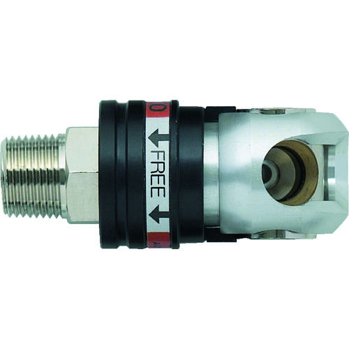 トラスコ中山 TRUSCO オートロックスィングカップリング オネジ R3/8(ご注文単位1個)【直送品】