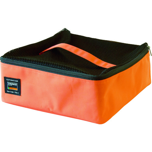 トラスコ中山 TRUSCO トラベル収納ケース シャツ4枚用 ネクタイ4本用 オレンジ(ご注文単位1個)【直送品】