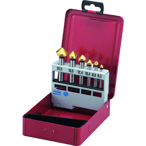 トラスコ中山 TRUSCO カウンターシンクセット チタンコーティング 6本組(ご注文単位1セット)【直送品】