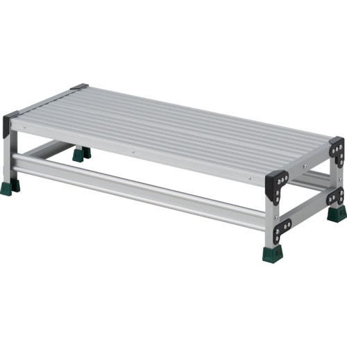 トラスコ中山 TRUSCO 作業用踏台 1段 高さ0.25m 天板1000×400(ご注文単位1台)【直送品】