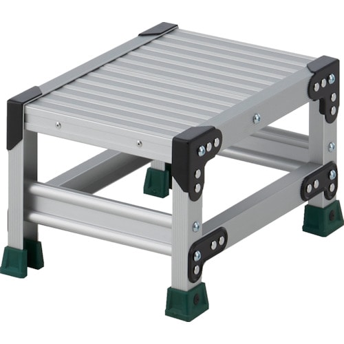 トラスコ中山 TRUSCO 作業用踏台 1段 高さ0.25m 天板300×400(ご注文単位1台)【直送品】