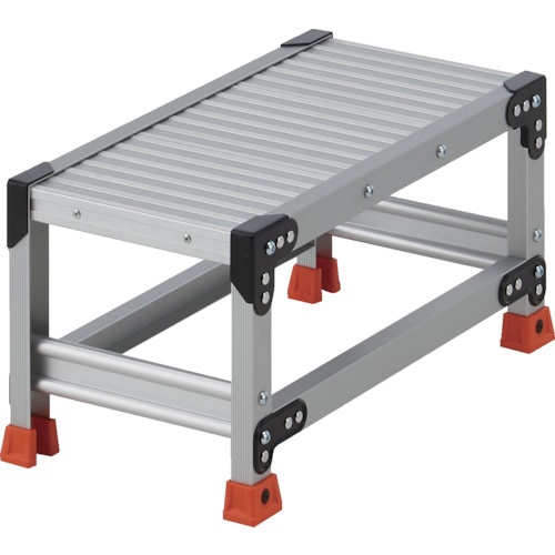 トラスコ中山 TRUSCO 作業用踏台 1段 高さ0.3m 天板300×600(ご注文単位1台)【直送品】