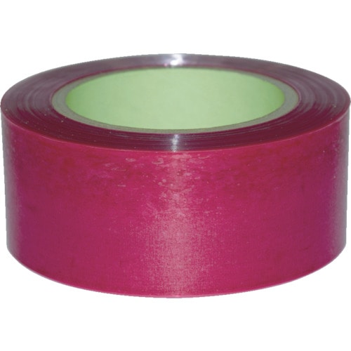 トラスコ中山 TRUSCO ストレッチフィルム 厚みμ20X幅50mmX長さ300m 赤（ご注文単位1巻）【直送品】