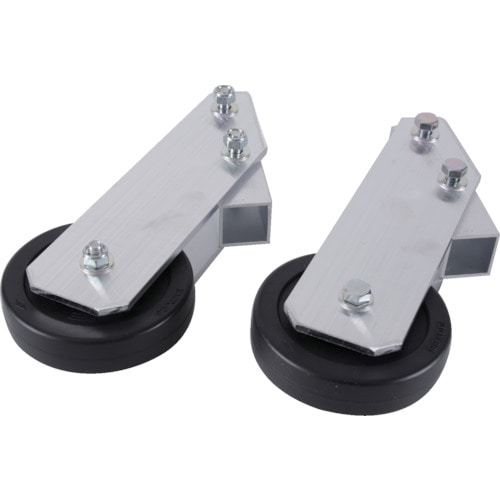 トラスコ中山 TRUSCO 5段アルミ作業用踏台背面キャスター 2個1セット(ご注文単位1セット)【直送品】