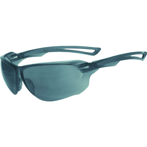 トラスコ中山 TRUSCO 二眼型セーフティグラス スポーツタイプ レンズグレー(ご注文単位1個)【直送品】