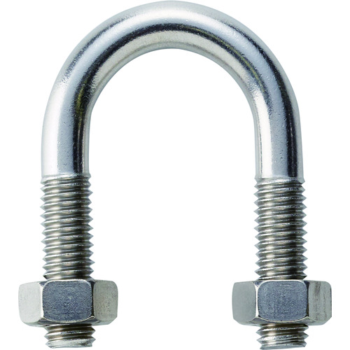 トラスコ中山 TRUSCO SGP用Uボルト SUS304 呼び径15A ねじ径M8（ご注文単位1個）【直送品】