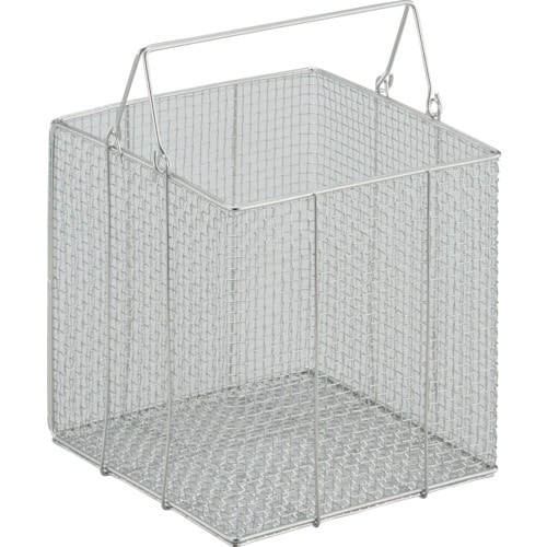 トラスコ中山 TRUSCO ステンレス洗浄カゴ 角型 有効内寸192X192X196（ご注文単位1個）【直送品】