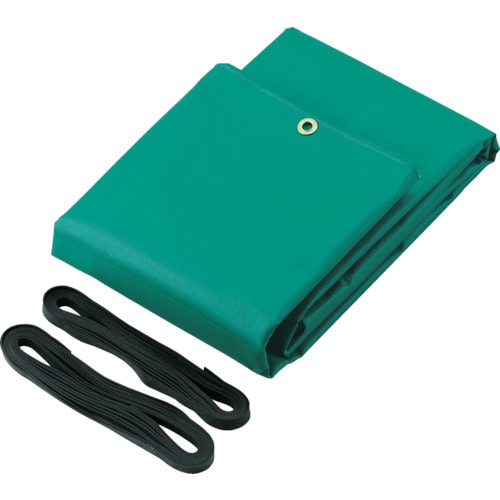 トラスコ中山 TRUSCO トラックシートα 軽トラック用 幅1700mmX長さ2.1m 緑(ご注文単位1枚)【直送品】