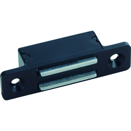 トラスコ中山 TRUSCO マグネットキャッチ 樹脂製・埋込型 L48mm 黒(ご注文単位1個)【直送品】