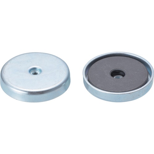 トラスコ中山 TRUSCO マグネットホルダ 吸着力35N Φ44XH8 三価クロメート(ご注文単位1個)【直送品】