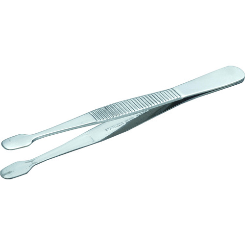 トラスコ中山 TRUSCO ステンレス製ピンセット 120mm 切手用（ご注文単位1本）【直送品】