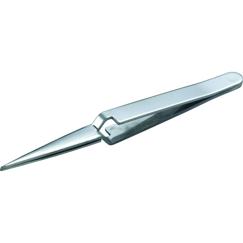 トラスコ中山 TRUSCO ステンレス製ピンセット 120mm 逆動作タイプ（ご注文単位1本）【直送品】