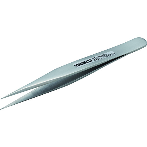 トラスコ中山 TRUSCO 高精度ステンレス製ピンセット 120mm 強力型（ご注文単位1本）【直送品】