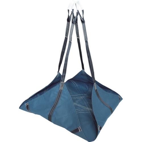 トラスコ中山 丸善織物 防水型トラッシュシート 4点フックタイプ 2.1M角(ご注文単位1枚)【直送品】