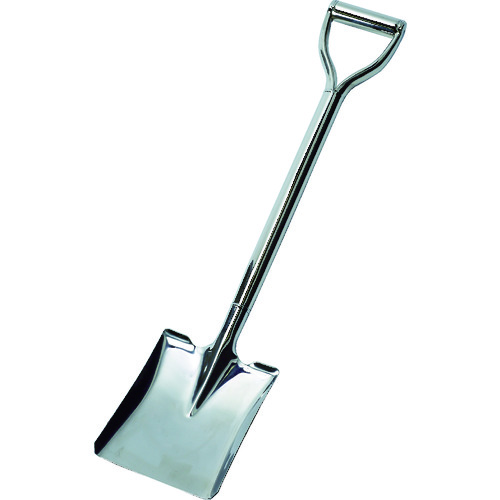 トラスコ中山 TRUSCO ステンレスショベル 角型 全長800mm(ご注文単位1本)【直送品】