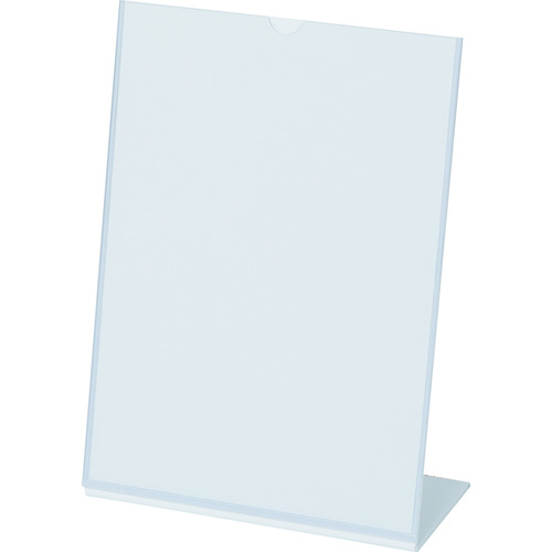 トラスコ中山 TRUSCO 自立式差し込みポップケース A4 縦タイプ(ご注文単位1個)【直送品】